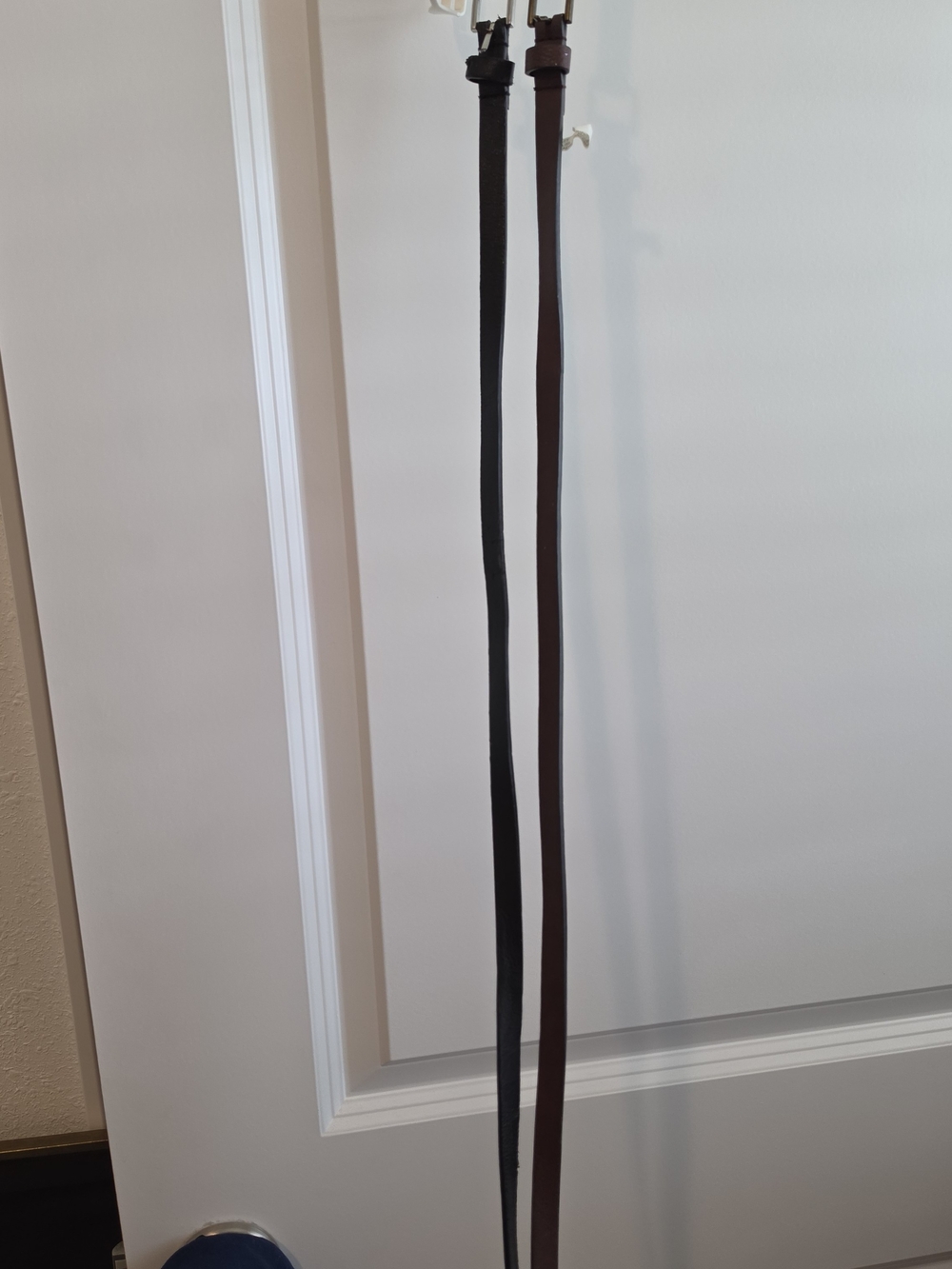 Sonoma Slim Leather Belts in Black and Brown